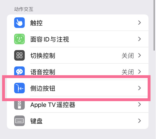 房县苹果14维修店分享iPhone14 Plus侧键双击下载功能关闭方法 