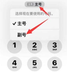 房县苹果14维修店分享iPhone 14 Pro Max使用副卡打电话的方法 