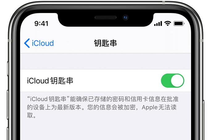 房县苹果手机维修分享在 iPhone 上开启 iCloud 钥匙串之后会储存哪些信息 