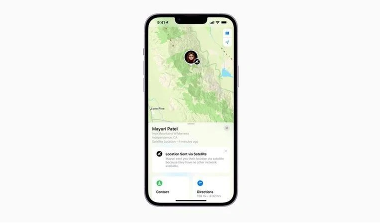 房县苹果14维修分享iPhone14系列中 FindMy功能通过卫星分享位置方法教程 